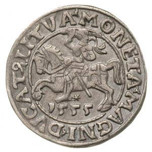 półgrosz 1555, Wilno, Ivanauskas 4SA55-16, nieco rzadsz...
