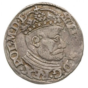 trojak 1581, Olkusz, Iger O.81.3.c (R2), T. 3, delikatn...