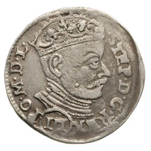 trojak 1581, Wilno, odmiana z III w owalnej obwódce pod...