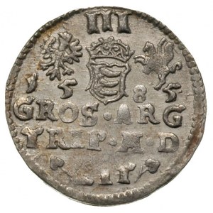 trojak 1585, Wilno, Iger V.85.1.b (R), Ivanauskas 4SB52...