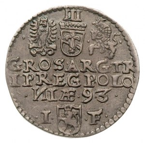 trojak 1593, Olkusz, Iger O.93.2.e (R1), patyna