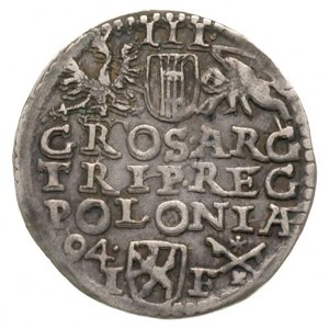 trojak 1594, Poznań, Iger P.94.8.b (R), patyna