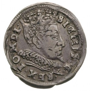 trojak 1594, Wilno, gwiazdki po bokach cyfry III, Iger ...