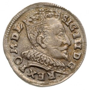 trojak 1594, Wilno, gwiazdki po bokach cyfry III, Iger ...