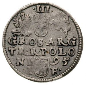 trojak 1595, Olkusz, Iger O.95.1.c (R1), patyna