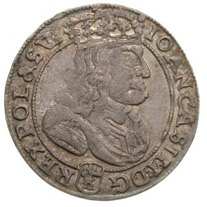szóstak, 1667, Bydgoszcz, na rewersie litery TLB, ładne...