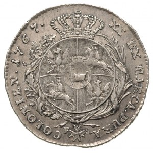 półtalar 1767, Warszawa, Plage 350, delikatna patyna