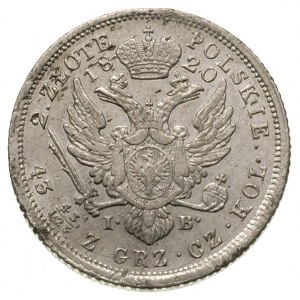 2 złote 1820, Warszawa, Plage 53, Bitkin 836, ładne lus...