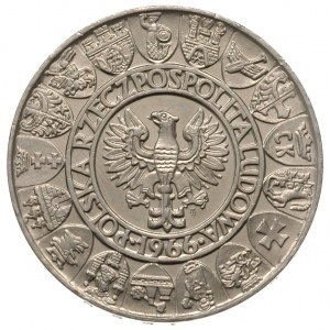 100 złotych 1966, Warszawa, Mieszko i Dąbrówka - półpos...
