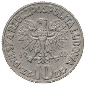 10 złotych 1965, Warszawa, Mikołaj Kopernik bez napisu ...