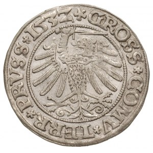 grosz 1532, Toruń, bardzo ładny z blaskiem menniczym