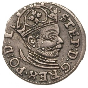 trojak 1584, Ryga, awers Iger R.84.1.d, rewers Iger R.8...