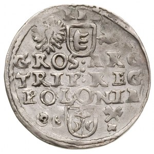 trojak 1586, Poznań, małe cyfry daty, Iger P.86.2.b (R1...