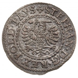 szeląg 1579, Gdańsk, patyna