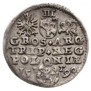 trojak 1590, Olkusz, Iger O.90.3.g (R1), patyna