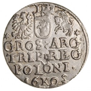 trojak 1602, Kraków, odwrócona dwójka w dacie, Iger K.0...