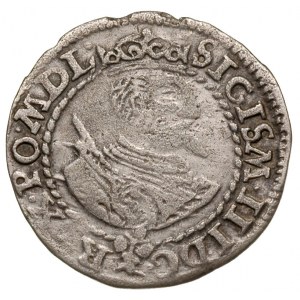 grosz 1597, Poznań, T. 15, lekko wyszczerbiony krążek, ...