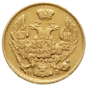 3 ruble = 20 złotych 1835, Petersburg, złoto 3.85 g, Pl...
