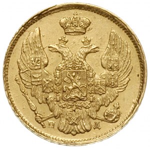 3 ruble = 20 złotych 1837, Petersburg, złoto 3.92 g, Pl...
