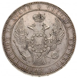 1 1/2 rubla = 10 złotych 1833, Petersburg, Plage 313, B...
