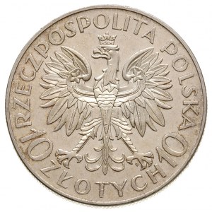 10 złotych 1933, Jan III Sobieski, Parchimowicz 121, ba...