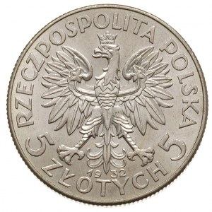 5 złotych 1932, Anglia, Głowa Kobiety Parchimowicz 116b...