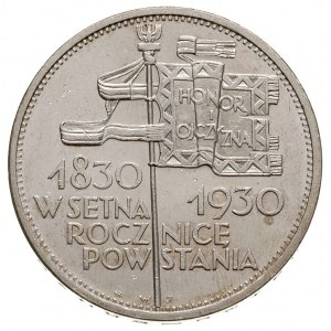 5 złotych 1930, Warszawa, Sztandar, Parchimowicz 115a, ...