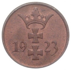 1 fenig 1923, Berlin, Parchimowicz 53a, moneta w pudełk...