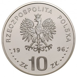 10 złotych 1996, Warszawa, Zygmunt August - półpostać, ...