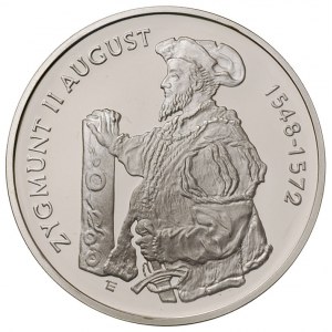 10 złotych 1996, Warszawa, Zygmunt August - półpostać, ...