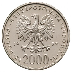 2 000 złotych 1979, Warszawa, Mieszko I - półpostać, pr...