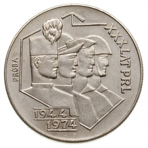 20 złotych 1974, Warszawa, XXX-Lat PRL, próba niklowa, ...