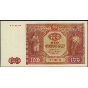 100 złotych 15.05.1946, seria H, numeracja 9442194, Mił...