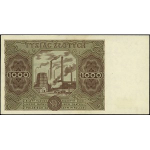 1.000 złotych 15.07.1947, seria A, numeracja 3223799, M...