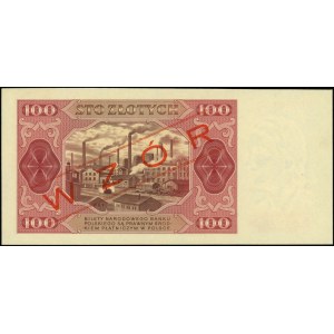 100 złotych 1.07.1948, seria FE, numeracja 0000003, po ...