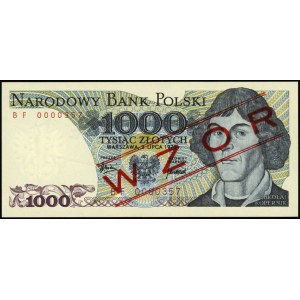 1.000 złotych 2.07.1975, seria BF, numeracja 0000357, p...