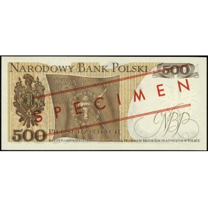 500 złotych 15.06.1976, seria AU, numeracja 0000016, po...