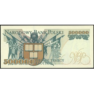 500.000 złotych 16.11.1993, seria L, numeracja 3666747,...