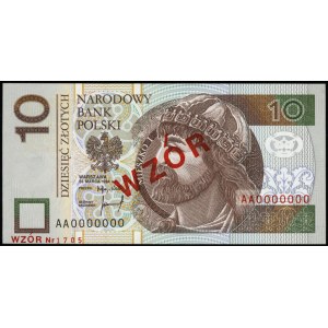 10, 20 i 50 złotych 25.03.1994, seria AA, numeracja 000...