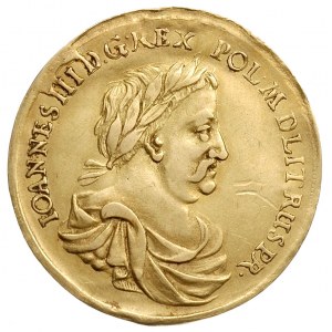 Jan III Sobieski -niesygnowany medal koronacyjny 1676, ...