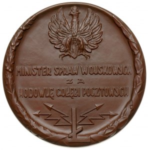 medal nagrodowy Za Hodowlę Gołębi Pocztowych (1925), Aw...