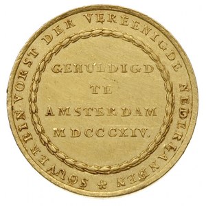Wilhelm Orański -medal wybity w 1814 r. z okazji powsta...
