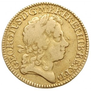 guinea 1720, czwarty typ popiersia, złoto 8.23 g, S.363...