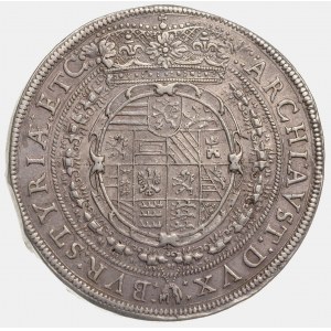 dwutalar 1632 (przebitka z 1626), Graz, srebro 56.94 g,...