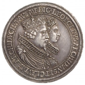 dwutalar bez daty (1635), Hall, srebro 56.75 g, Dav. 33...