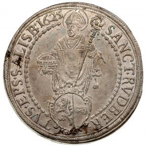 talar 1625, Salzburg, srebro 28.71 g, Zöttl 1476, Probs...