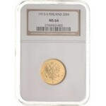 20 marek 1913 / S, Fr. 3, moneta w pudełku NGC z certyf...