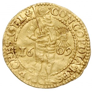 dukat 1609, złoto 3.41 g, Fb. 237, Delm. 649, Verk. 2.2...