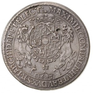talar 1625, Monachium, srebro 28.87 g, Dav. 6069, Hahn ...