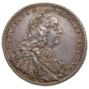 talar 1746, Norymberga, z tytulaturą cesarza Franciszka...
